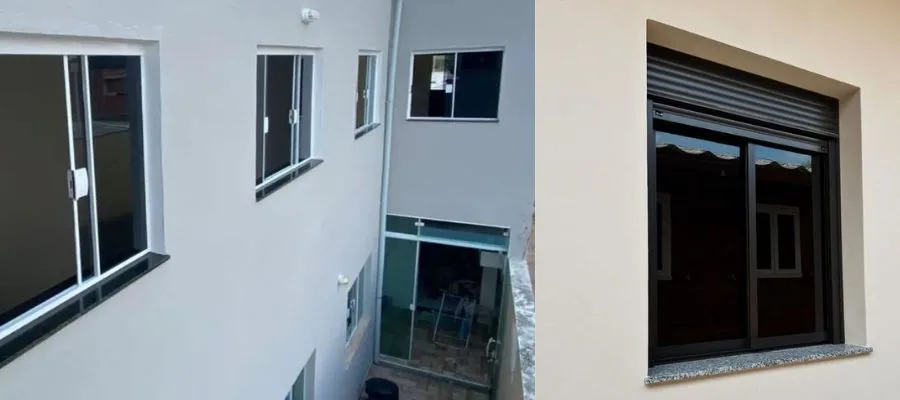 Projeto de janela com vidro insulado
